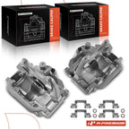 2X Rear Brake Caliper with Bracket for Silverado Sierra 1500 (2007–2018)