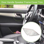 2X Inner Door Handle Speaker Frame Cover Trim for Mercedes Benz C Class (2007–2014)