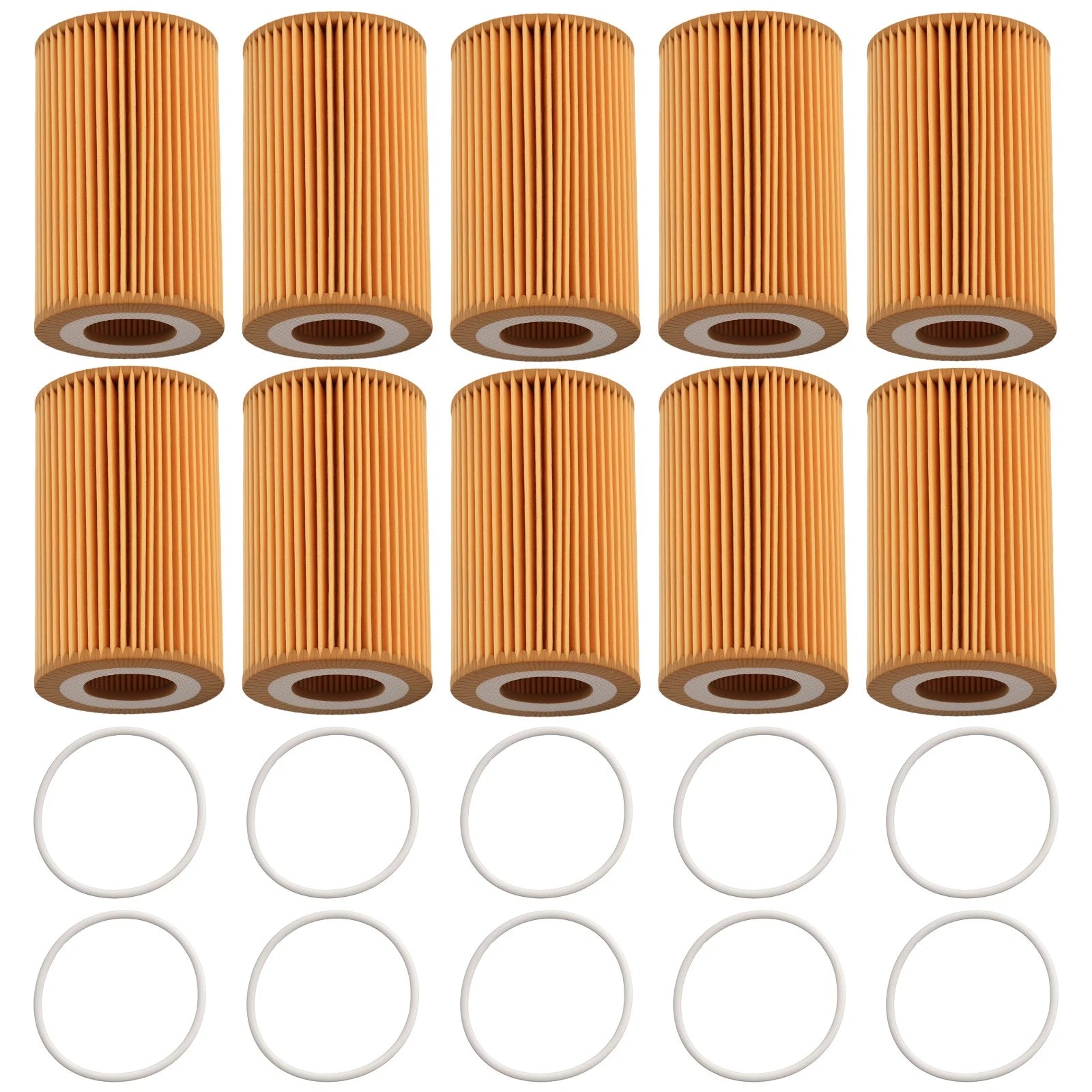 10x Engine Oil Filter for Audi A6 A7 A8 Q7 (2015–2018) HU7035Y L29169