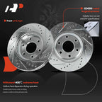 Front Drilled Brake Rotors for Nissan Frontier, Suzuki Equator (2005–2019)