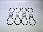 Set of 4 Engine Motor Accessory Drive Belts for Mileage Maker 15520MK (11AV1320)