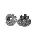 2X Front Axle Wheel Castle Nut for Yamaha Banshee Warrior Blaster (200–200)