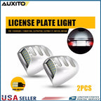Chrome LED License Plate Light Housing for Chevy Silverado Avalanche (1999–2013)