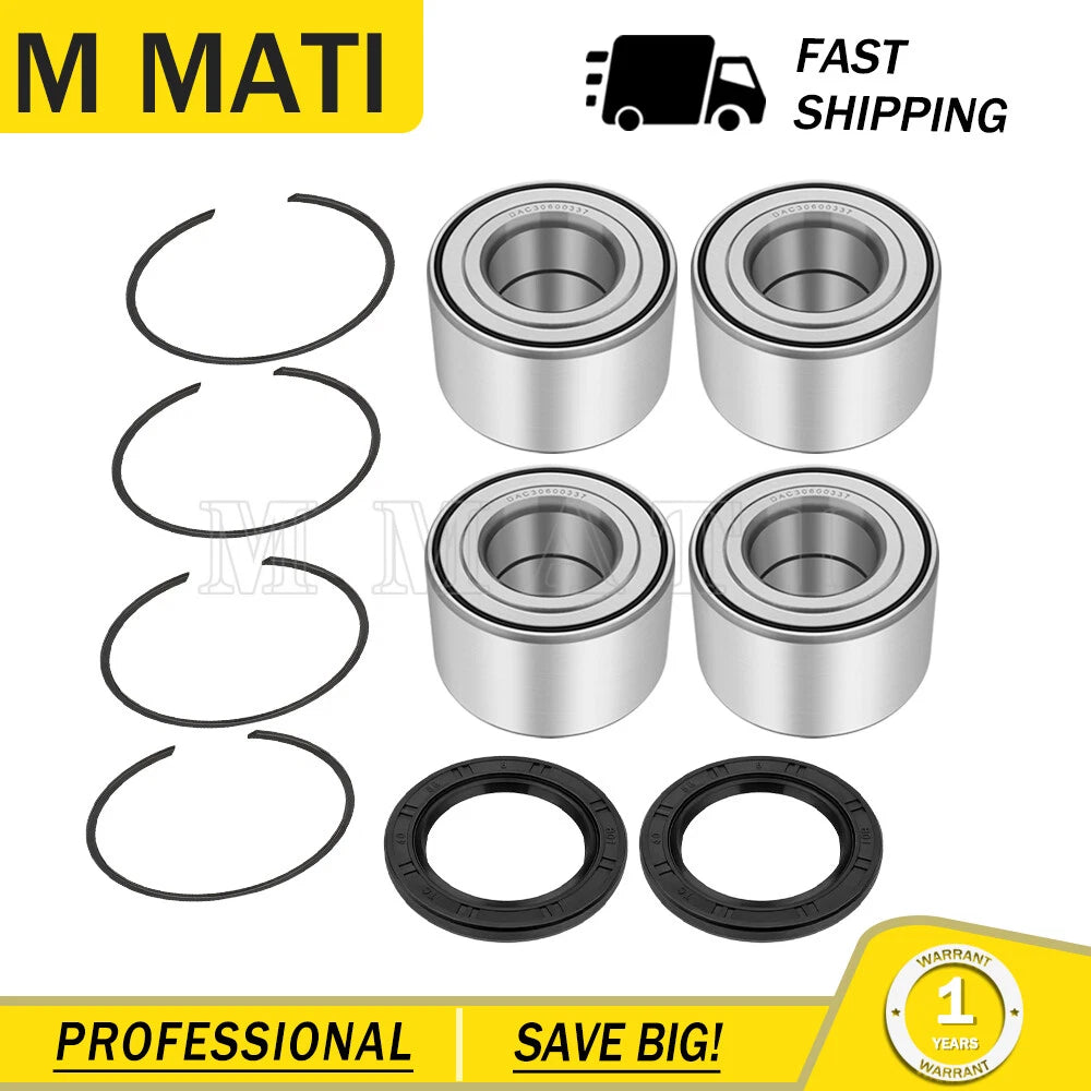 Front Rear Wheel Bearings & Seals for Can-Am UTV (#705400088, #293350118, #293350040)
