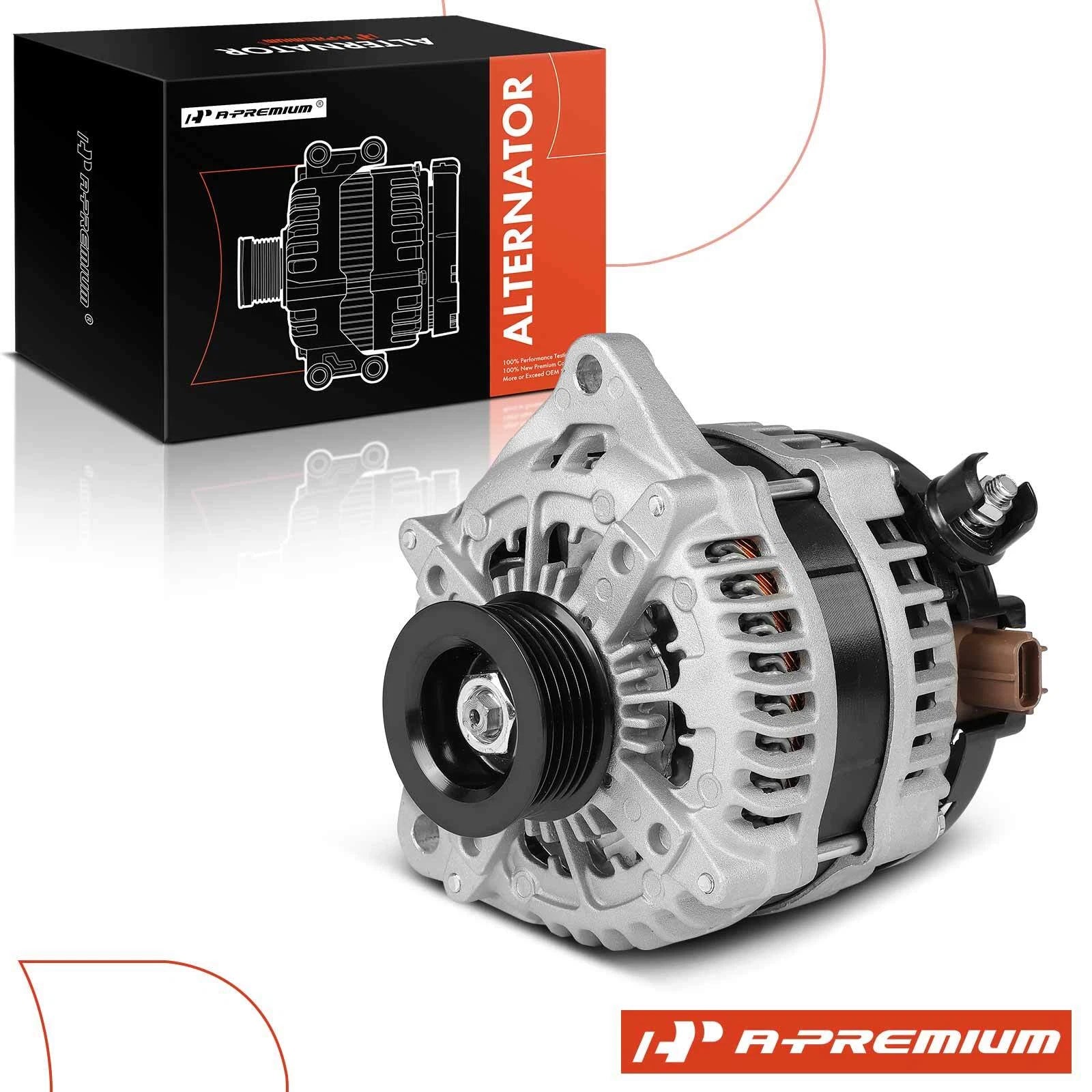Alternator for Ford F-150 (2012–2017) 200A 6-Groove Pulley