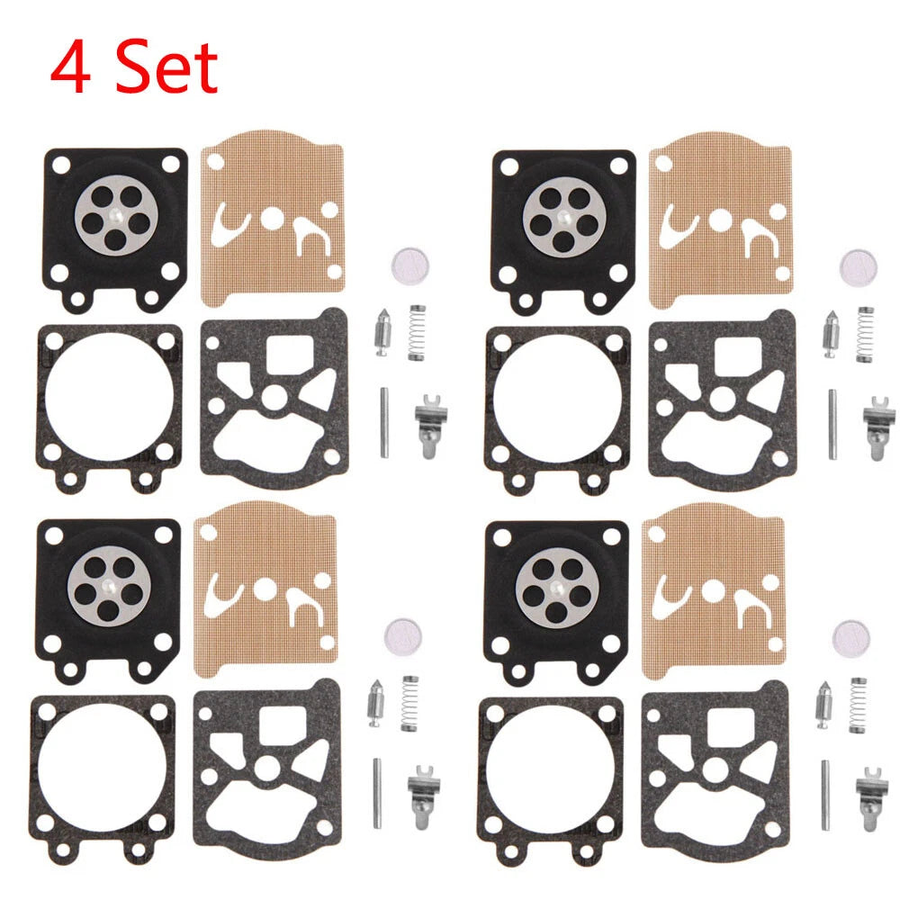 Set of 4 Carburetor Gasket Repair Kit for 4500 5200 5800 Chainsaw