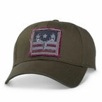 Deer Antler Flag Patch Cap for Peterbilt Motors Trucks (USA)