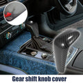 Carbon Fiber Gear Shift Knob Cover Sticker for Audi A7 S6 S7 RS7 (2012–2023)