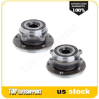 2X Front Wheel Bearing Hub Assembly for Volkswagen GTI Golf Eos Audi Q3