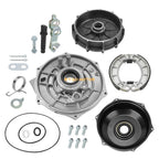 Rear Brake Drum Hub Plate Cover Shoes Bearing Seals for Honda Rancher 420 (2014–2024)