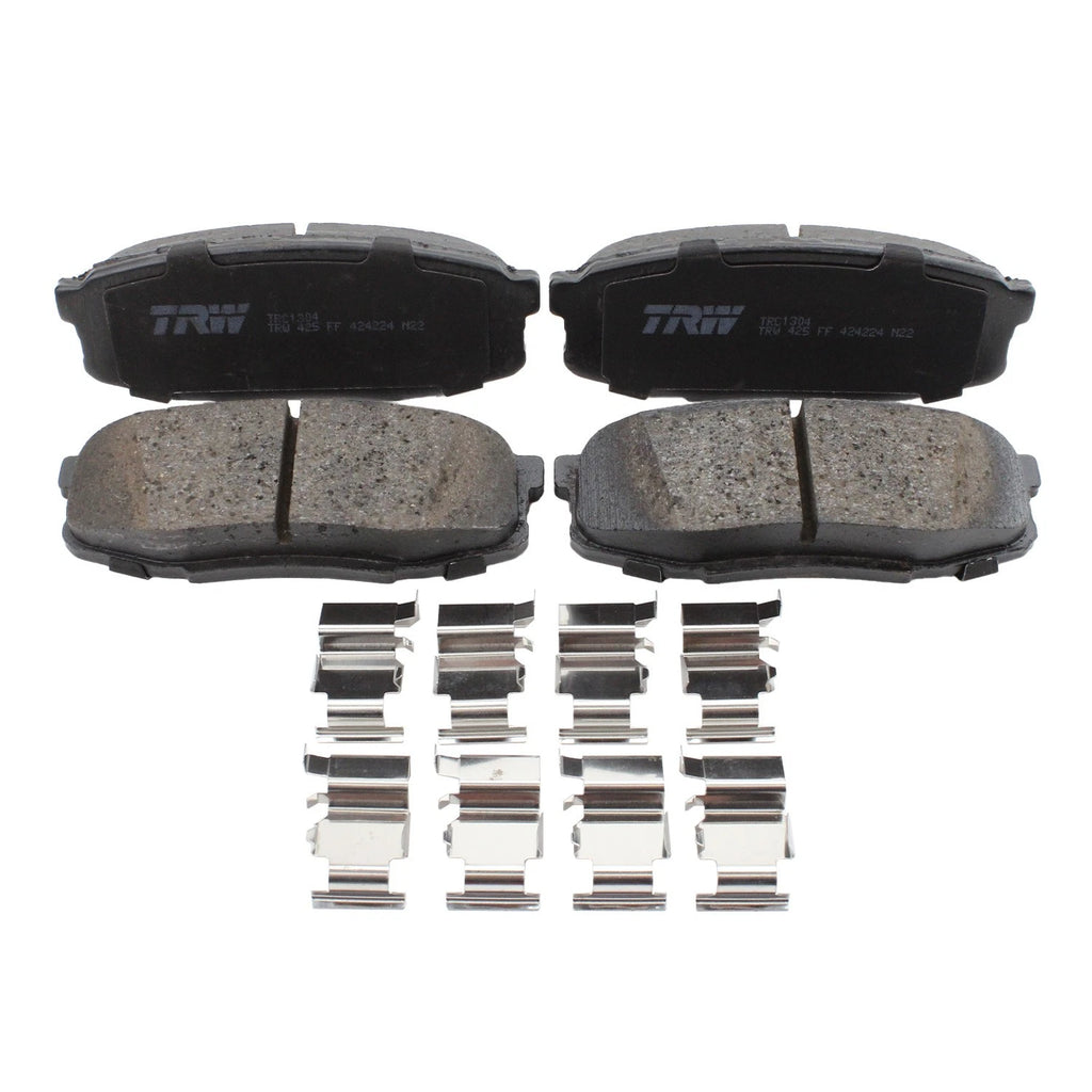 DuraGo Rear Rotors & TRW Pro Ceramic Disc Brake Pads Kit for Toyota Tundra (2007–2021)