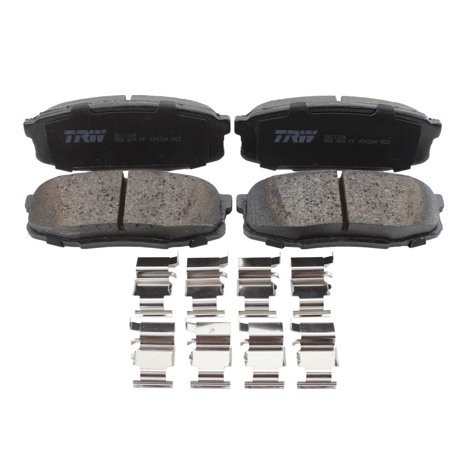 DuraGo Rear Rotors & TRW Pro Ceramic Disc Brake Pads Kit for Toyota Tundra (2007–2021)