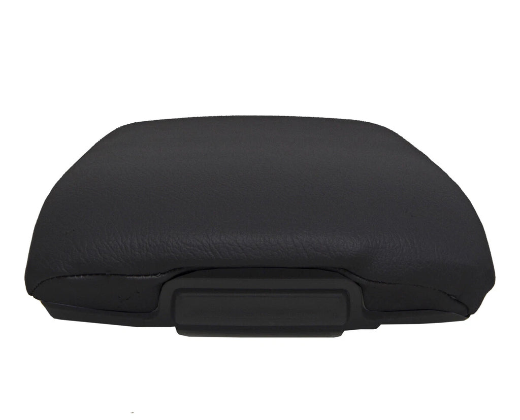 Console Lid Armrest Cover for Nissan Murano (2003–2004) Black PVC Leather
