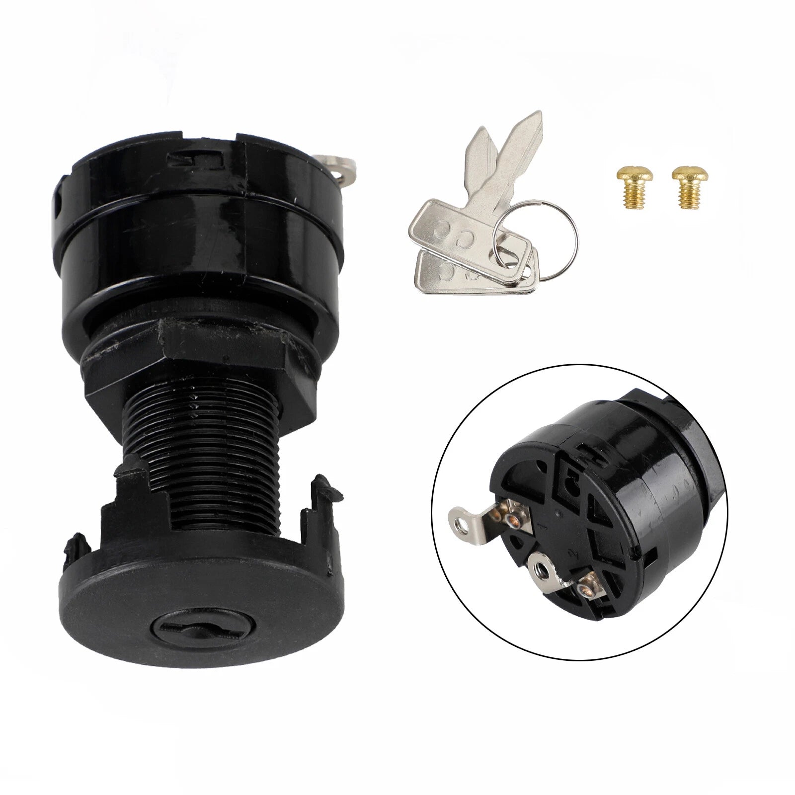 Ignition Key Switch for Club Car DS Electric 36V/48V (1996–Present) 101826201 T9
