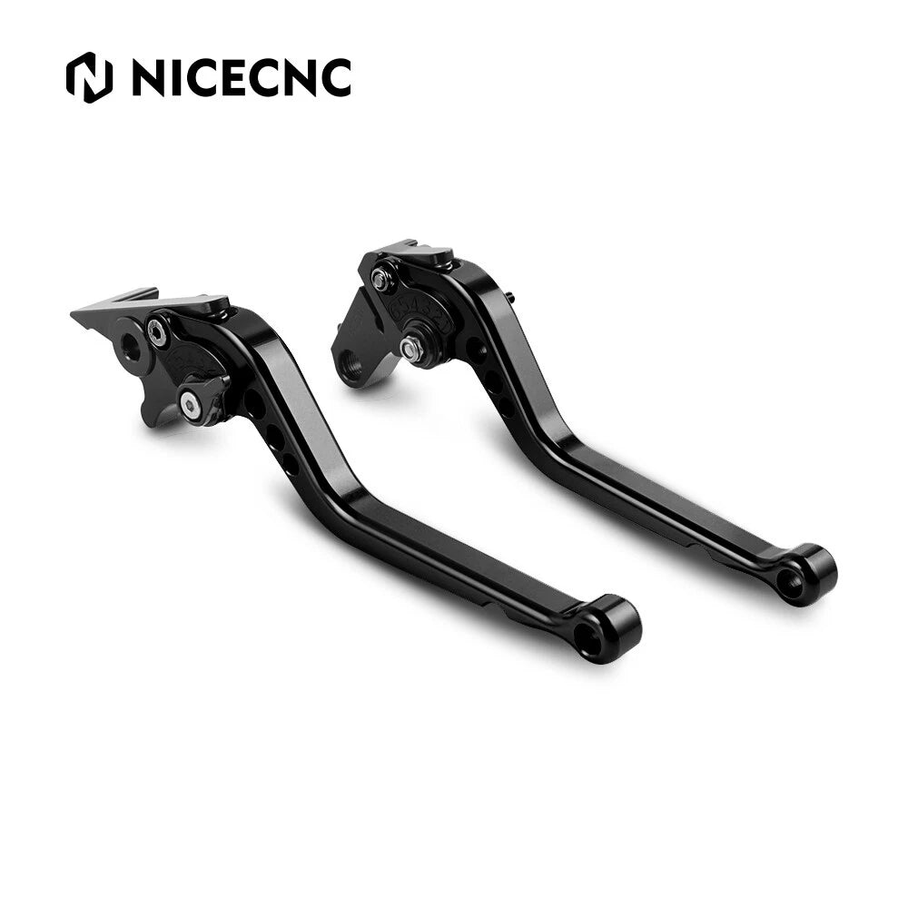 Long Black Brake Clutch Levers for Honda VFR800 (1998–2001) ST1300/ST1300A