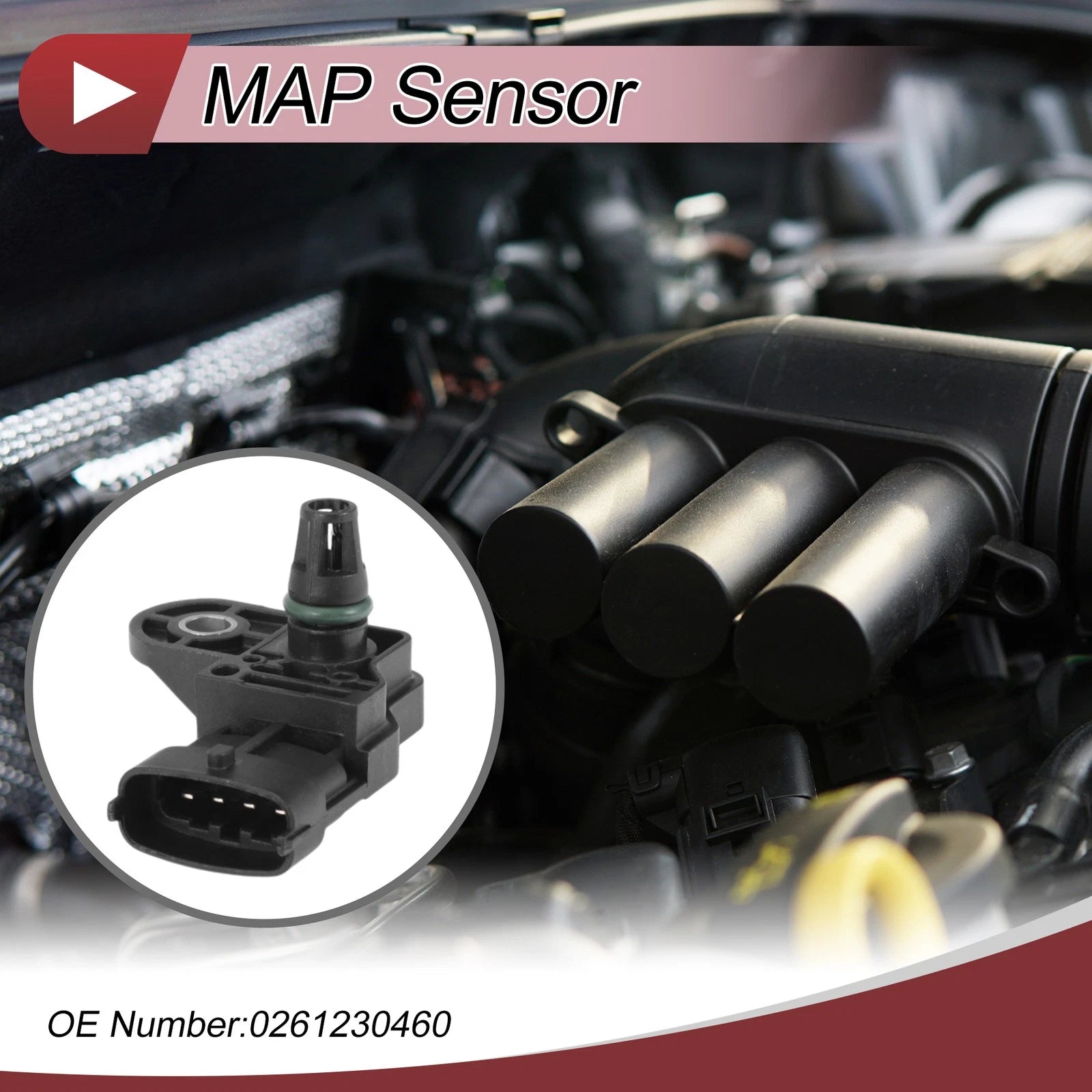 MAP Sensor No.0261230460 for Honda Civic (2015–2020)