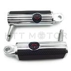 Skull Footpegs for Suzuki Boulevard Intruder VS1400 Marauder 800 VZ800 (1997–2004)