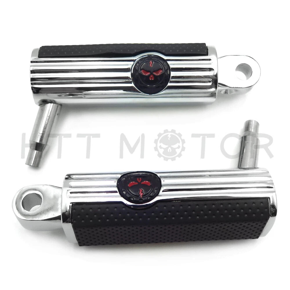 Skull Footpegs for Suzuki Boulevard Intruder VS1400 Marauder 800 VZ800 (1997–2004)