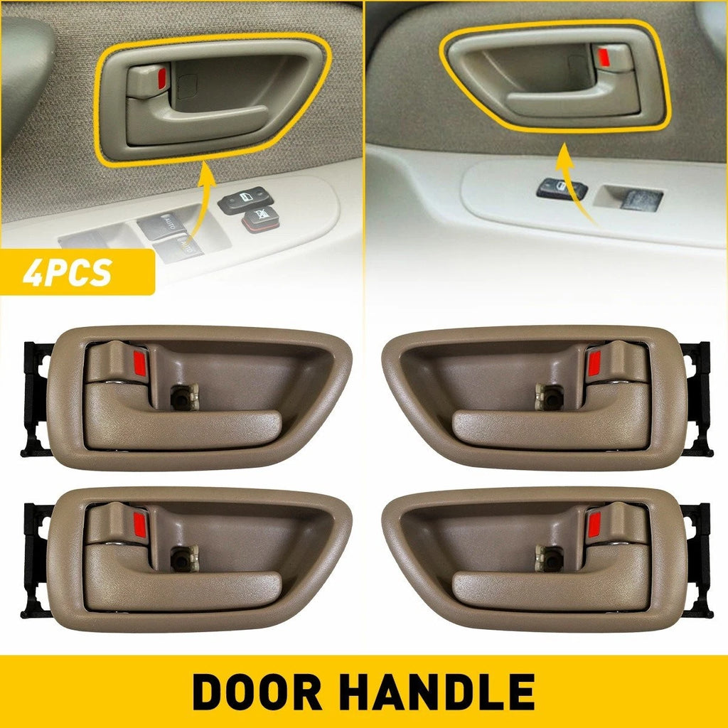 4X Inside Interior Door Handle Set for Toyota Sequoia (2001–2007) EXV