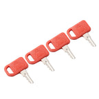 4Pcs Ignition Key T209428 KV13427 for John Deere Skid Steer (N/A)