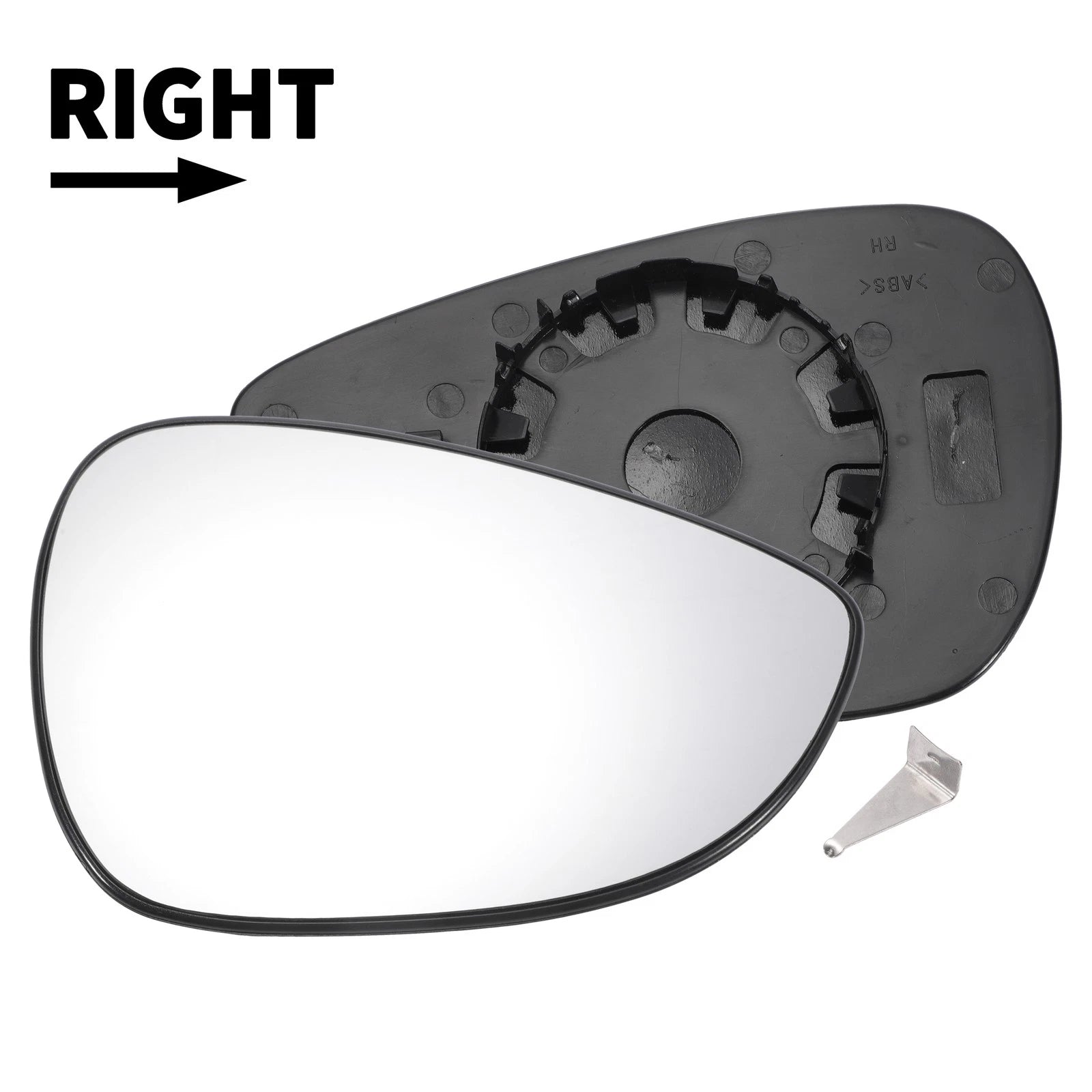Right Side Convex Mirror Glass for Ford B Max (2012–2018)