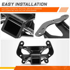 2" Rear Tow Hitch Receiver for Can-Am Maverick (2013–2017) - Powdercoated Steel