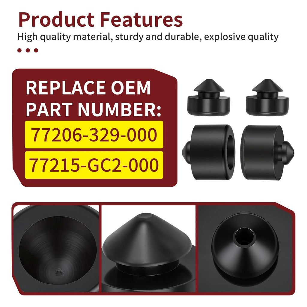 Rubber Seat Cushion for Honda Sportrax 450 TRX450R 2004–2009 77206-329-000