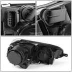 Set of 2 Chrome Housing Clear Corner Headlights for VW Jetta Mk5 (2005–2010)