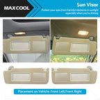 Set of 2 Sun Visors for Toyota Prado TRJ120 RZJ120 LJ120 KZJ120 KDJ120