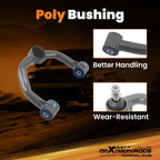 2-4" Lift Front Upper Control Arms Kit for Ford F-150 (2004-2023)