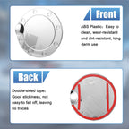Fuel Tank Cover Door for Ford F-150 (2015–2020) Silver Tone