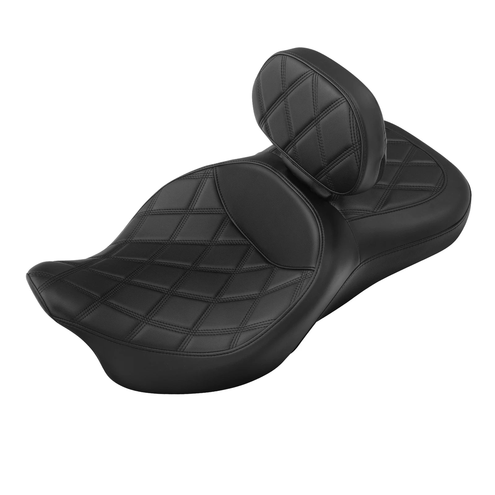 Driver Passenger Seat & Rider Backrest for Harley Touring FLHT FLHX (2009–2023)