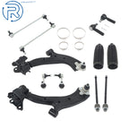 Set of 12 Front Lower Control Arms Tie Rods Sway Bar Kit for Honda CR-V (2007–2011)