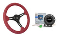 Black 6 Hole Slotted Steering Wheel Leather for Pontiac GTO (2004–2006)
