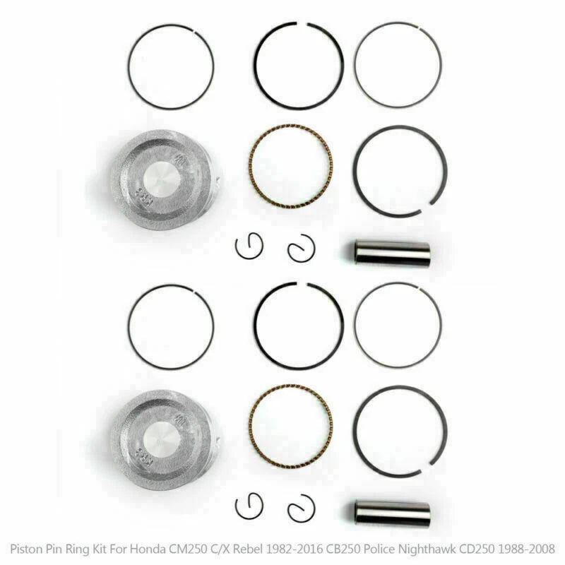 Piston Kit 53mm for Honda Rebel CA250 CMX 250 (1982–2014) STD Bore T9