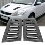Pair Scoop Intake Hood Vent for Ford Focus MK2 MK3 (2005–2018)