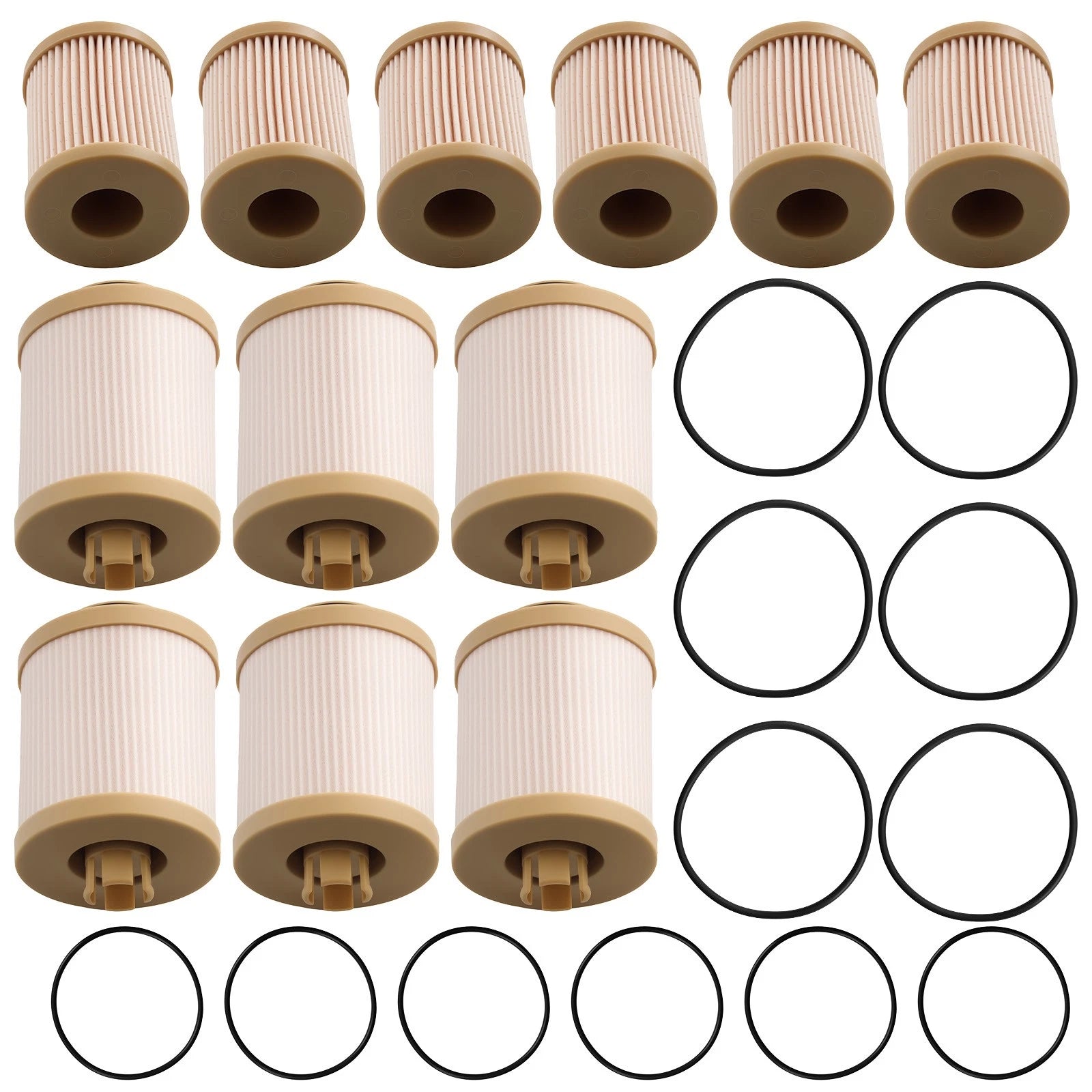 6pcs Fuel Filter for Ford F-650 F-750 LCF (2000–2023) FD4616 P550527