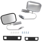 Set of 2 Manual Side View Mirrors for Ford F150-F350 (80–96)