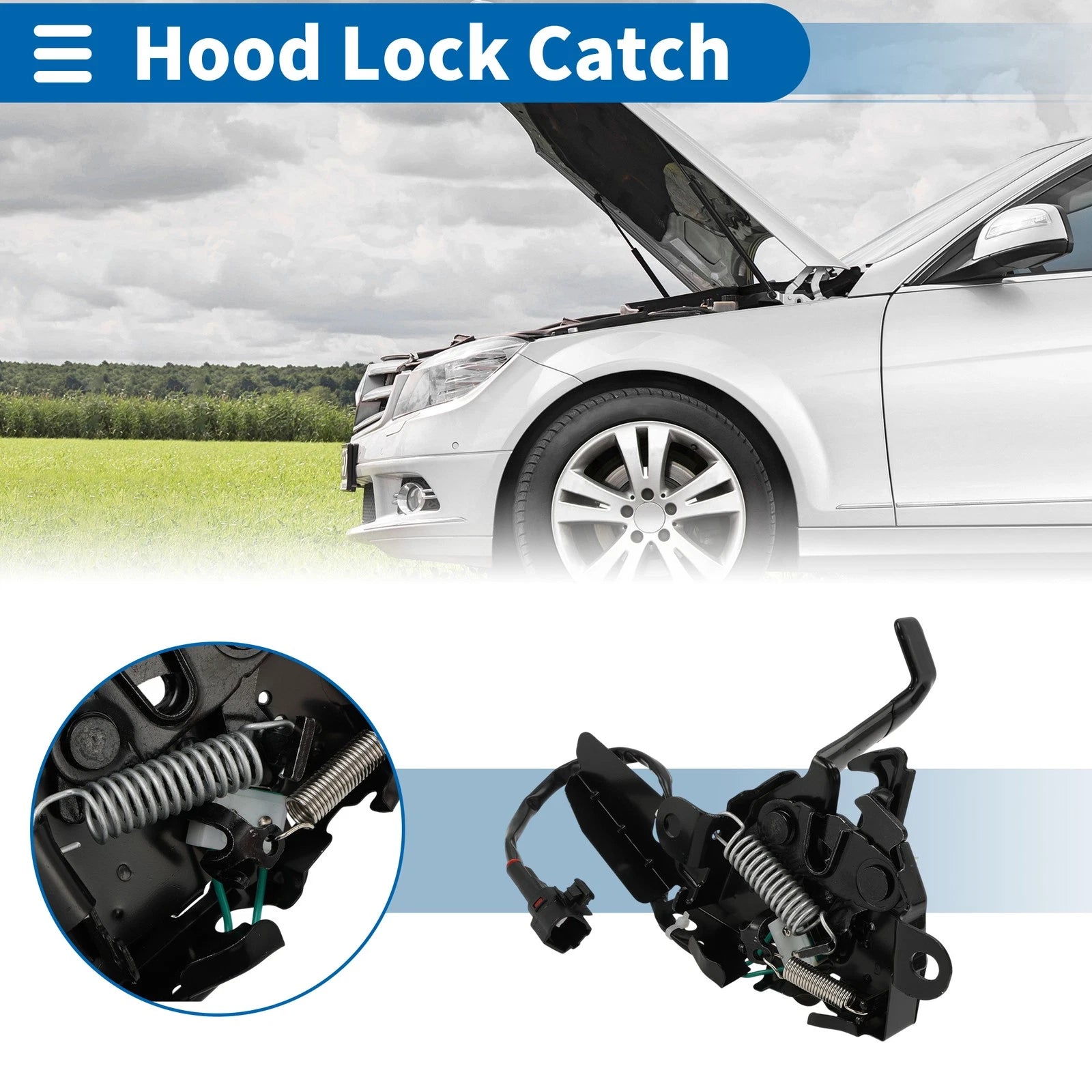 Hood Latch Assembly for Toyota Corolla (2019–2024) No. 5351002A80