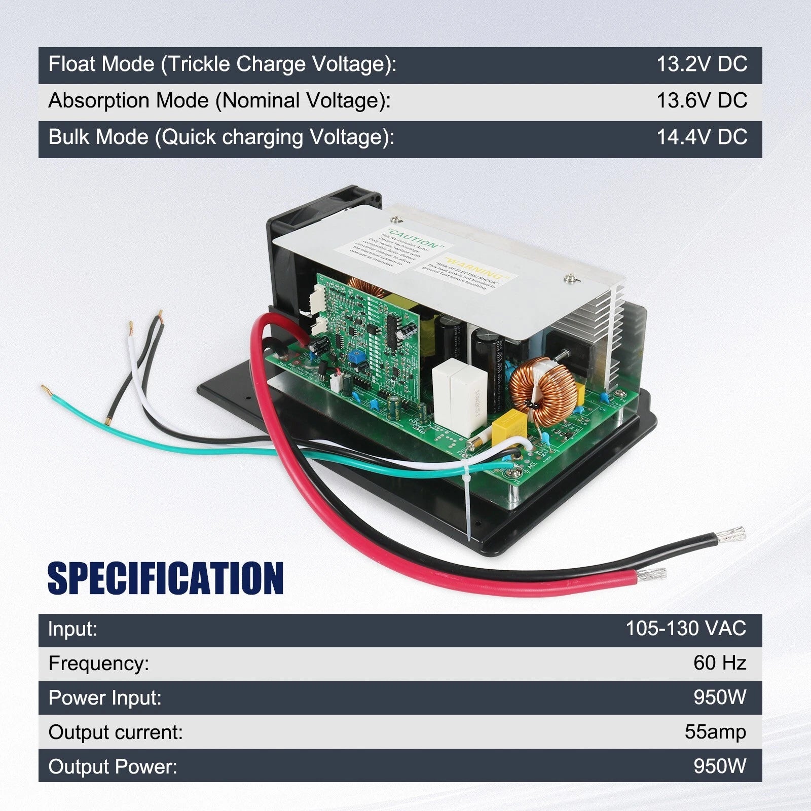 55 Amp Converter Main Board Assembly for RV (Year Range Not Specified)