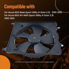 Cooling Fan Assembly 240W for Acura RDX (2010–2012) 19015RWCA01
