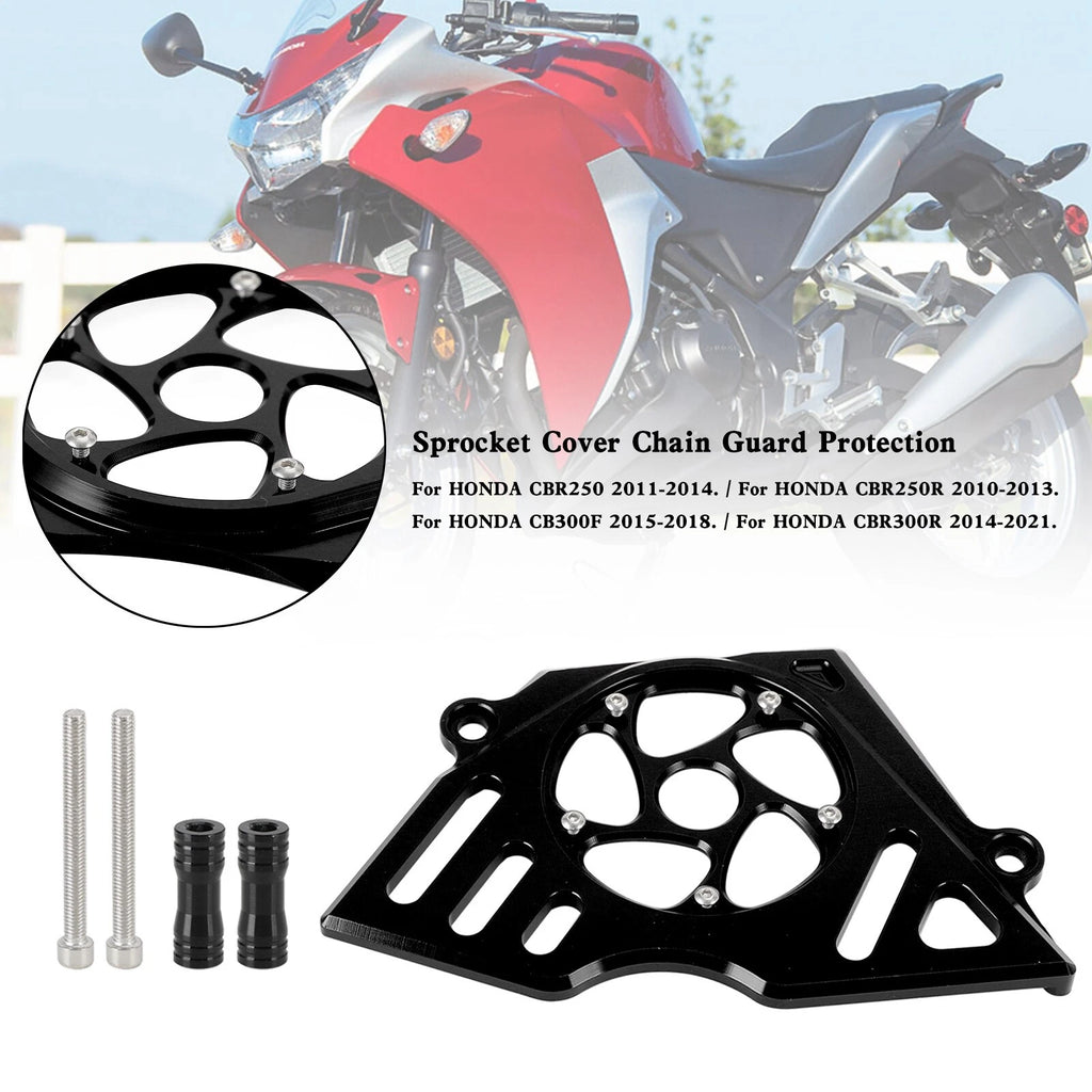 Front Sprocket Cover Chain Guard for Honda CBR250R CBR300R CB300F (2011–2018)