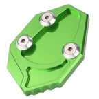 CNC Green Kickstand Pad Side Stand Foot Plate for Kawasaki ZX-14R (2008-2011)