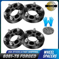 4pcs Wheel Adapter 12x1.5 64.1mm 1in for Toyota Dodge Pontiac (2010–2022)