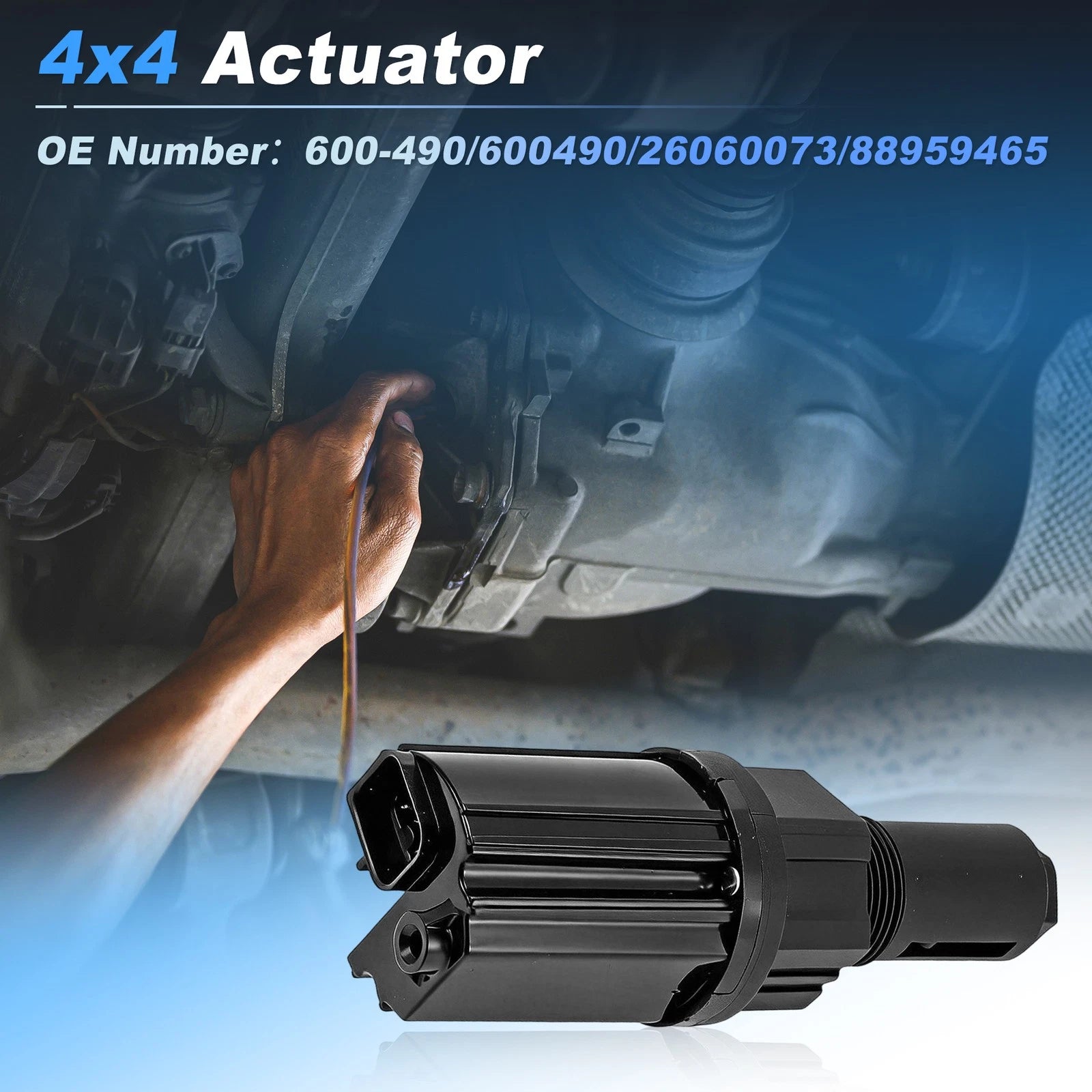 4WD Actuator Harness Kit for Chevrolet K1500 K2500 K3500 (1990–1999) 600-490 26060073