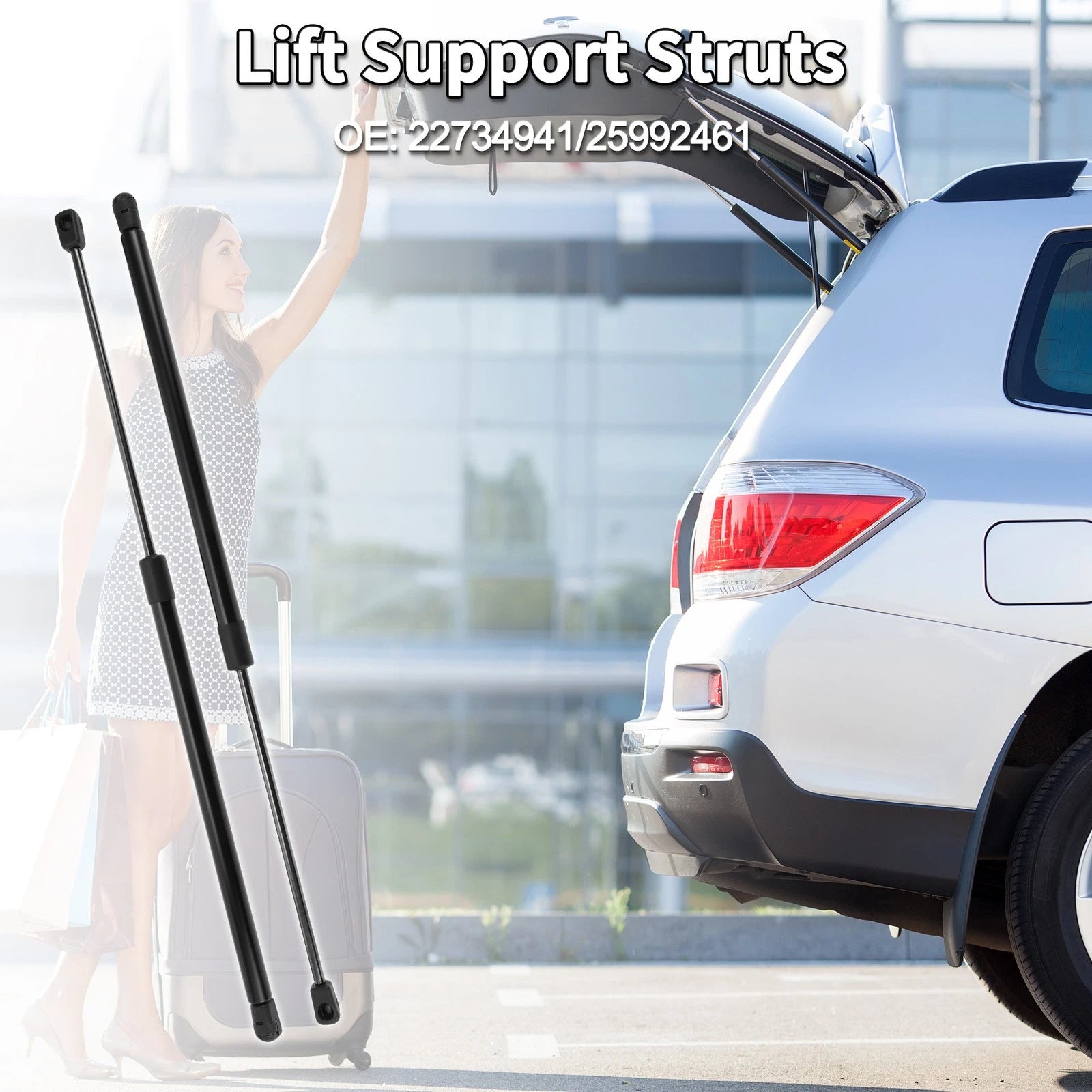Rear Hatch Lift Supports Struts No. 22734941 for Chevrolet HHR (2006–2011)