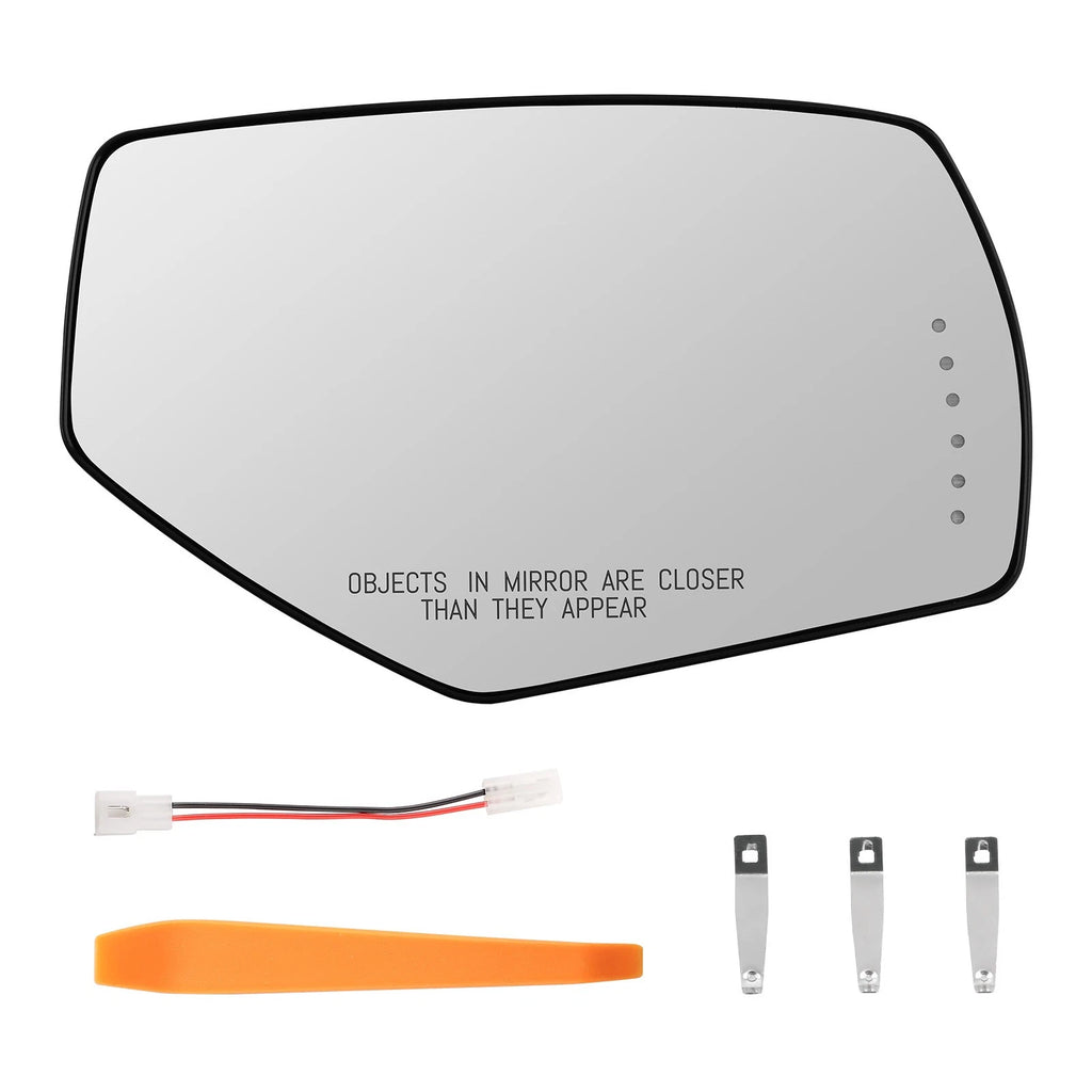 Passenger Side Heated Mirror Glass for Chevy Silverado Sierra (YYYY–YYYY)