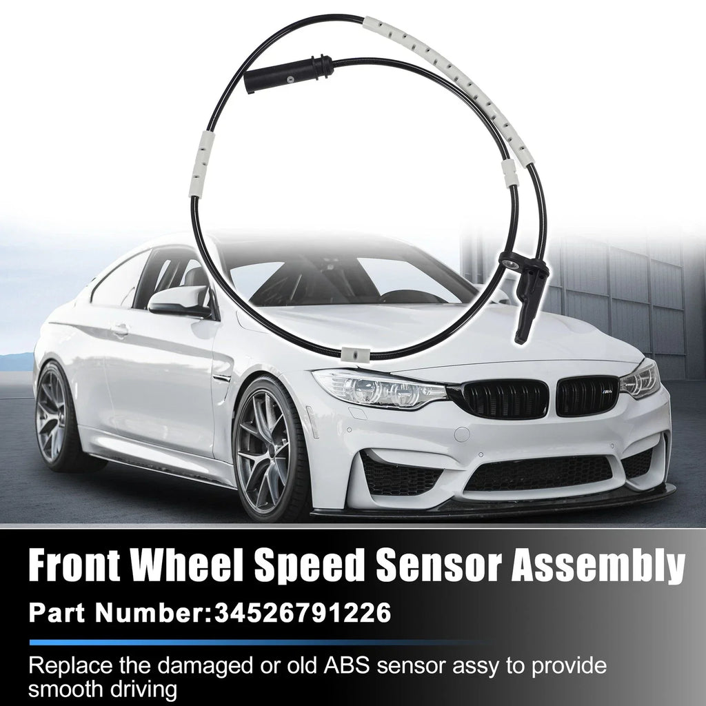 Rear Left Right Side ABS Wheel Speed Sensor for BMW 340i Base 3.0L L6