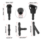 Front Windshield Washer Nozzles Kit 85381AA010 for Toyota Corolla (1999–2008)