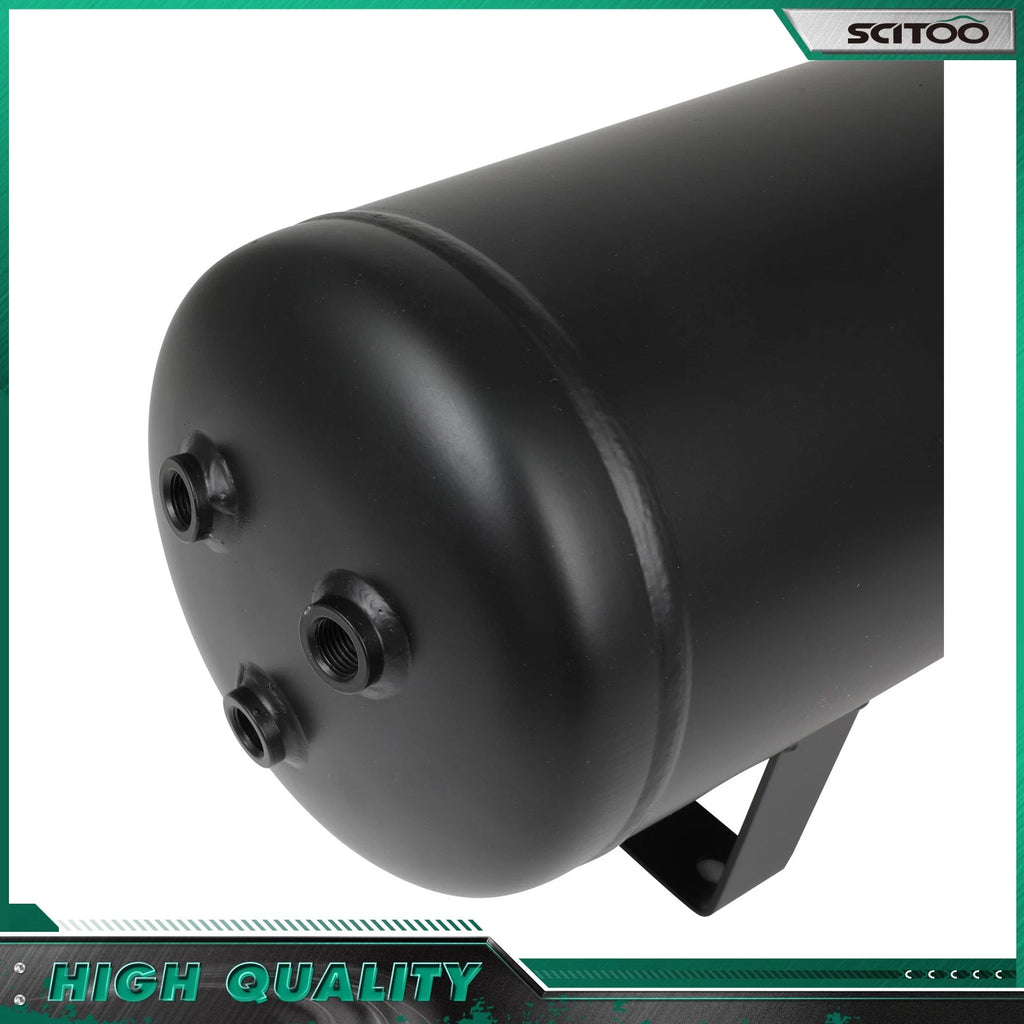 Air Ride Suspension 7-Port 3 Gallon Air Tank for Train Horns Compressor